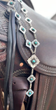 Load image into Gallery viewer, Forget Me Not Sterling Concho Necklace
