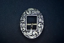 Load image into Gallery viewer, PH Casting- Oval Cart Buckle with Scrolls (B-3)
