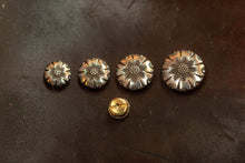 Load image into Gallery viewer, Silver Flower Conchos
