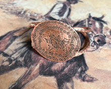 Load image into Gallery viewer, Full Moon Copper Cuff
